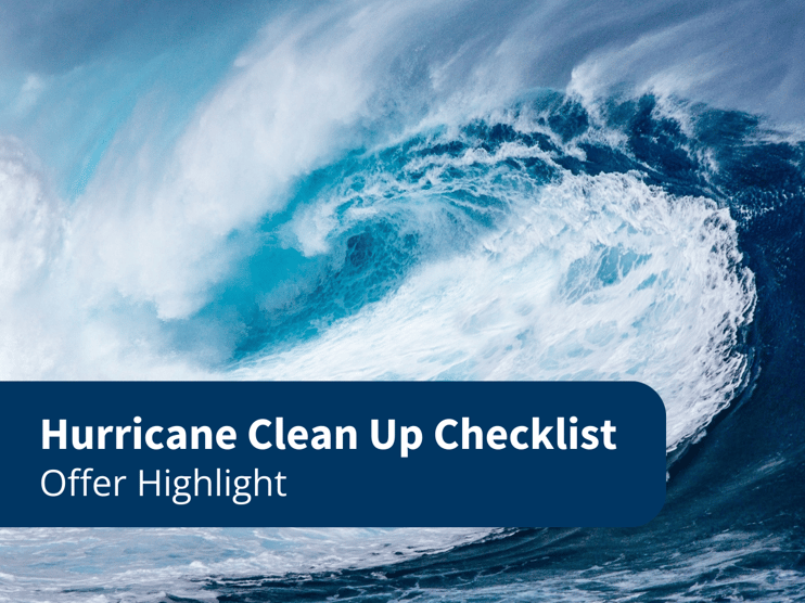 Aquaman Leak Detection - Hurricane Clean Up Checklist Offer Highlight Blog Image