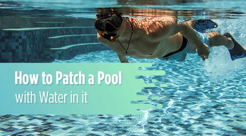 How to Patch a Pool with Water in it